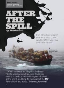 After the spill cover.