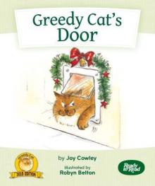 Greedy cat's door.