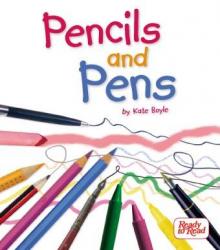 Pencils and pens.