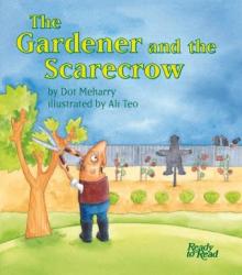 Gardener and scarecrow.