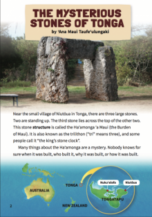 The mysterious stones of tonga book cover.