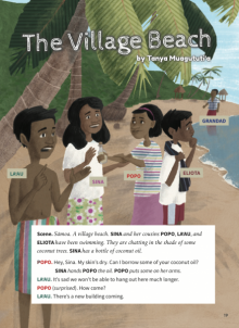 The village beach cover image.