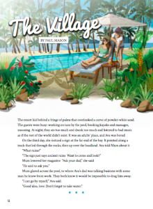 The village cover page