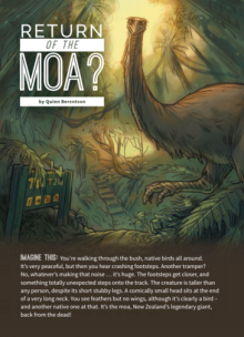 Return of the moa cover.