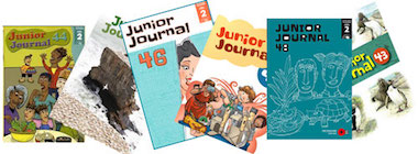 Junior journal covers IS