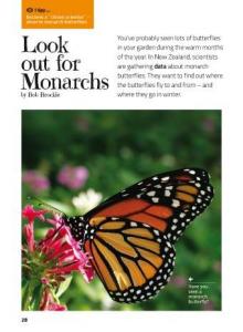Look out for monarchs cover.