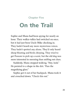 Chapter Five: On the Trail. 