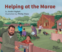 Helping at the marae cover image. Helping at the marae cover image.
