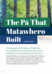 The Pā That Matawhero Built. 